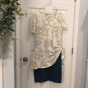 Lularoe skirt top set